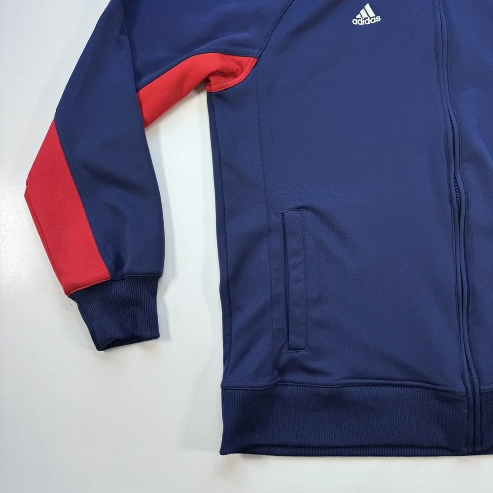 ADIDAS Team USA Olympic Track Jacket 2000s Unisex Youth X-Large Blue